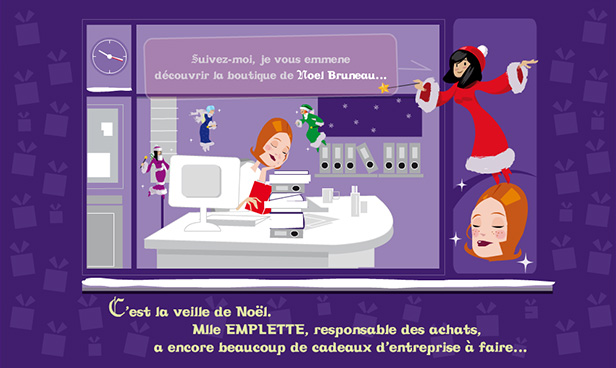 La Boutique Bruneau de Noël_动画