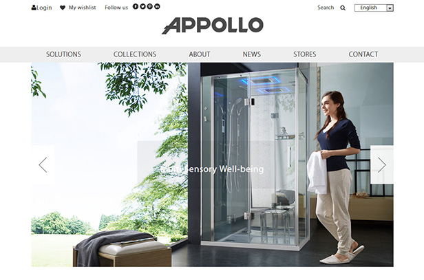 APPOLLO Sanitary Ware_网站开发