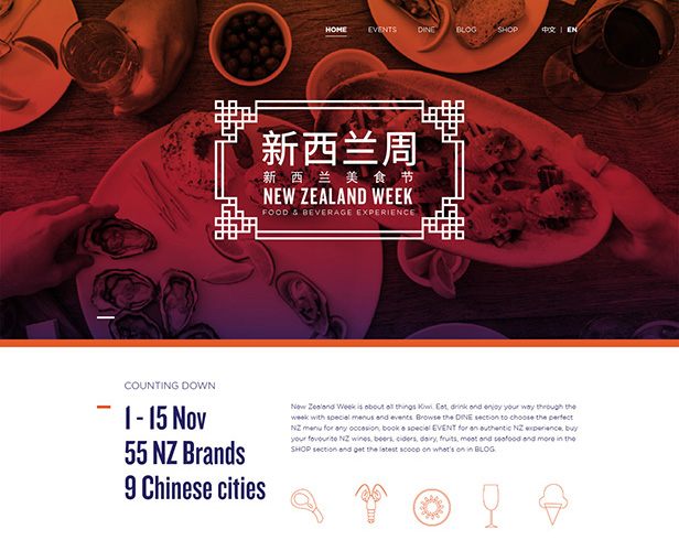 New Zealand Week 2018_网站开发