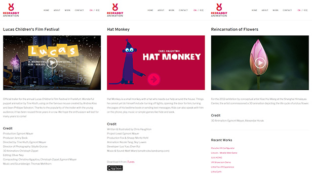 RedRabbit Animation_网站开发