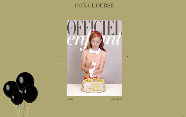Oona L'ourse_网站开发