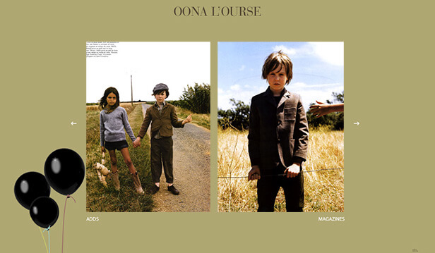 Oona L'ourse_网站开发