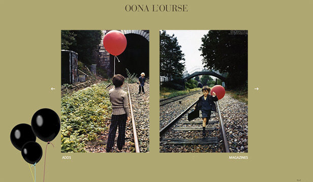 Oona L'ourse_网站开发