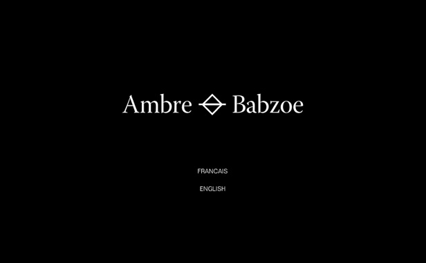 Ambre Babzoe_网站开发