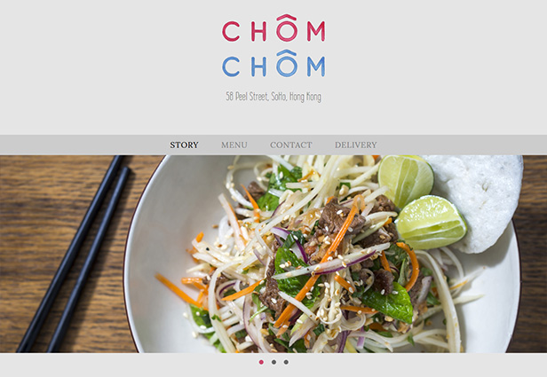 Chôm Chôm Restaurant_网站开发