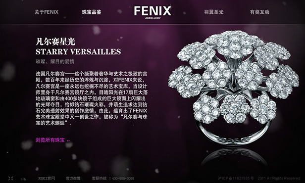 FENIX Jewellery_网站开发