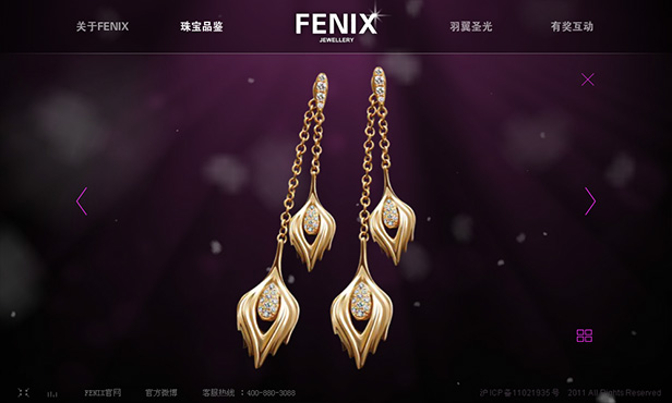 FENIX Jewellery_网站开发