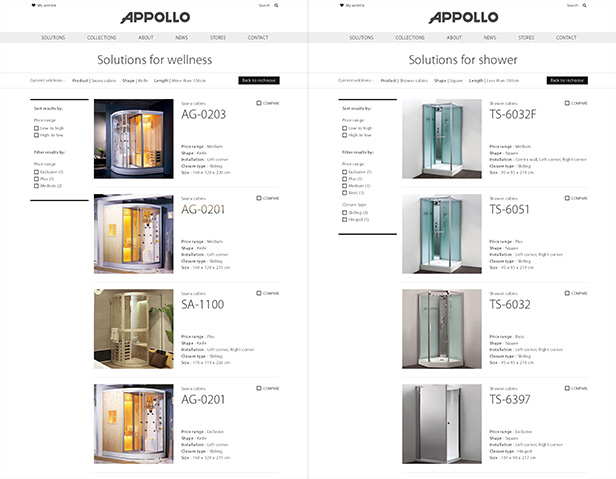 APPOLLO Sanitary Ware_网站开发