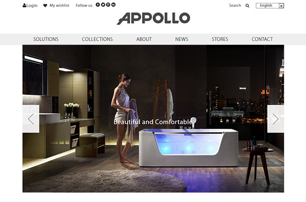 APPOLLO Sanitary Ware_网站开发