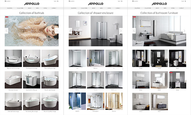 APPOLLO Sanitary Ware_网站开发