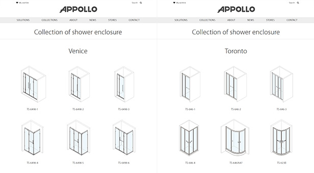 APPOLLO Sanitary Ware_网站开发