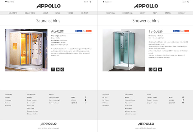 APPOLLO Sanitary Ware_网站开发