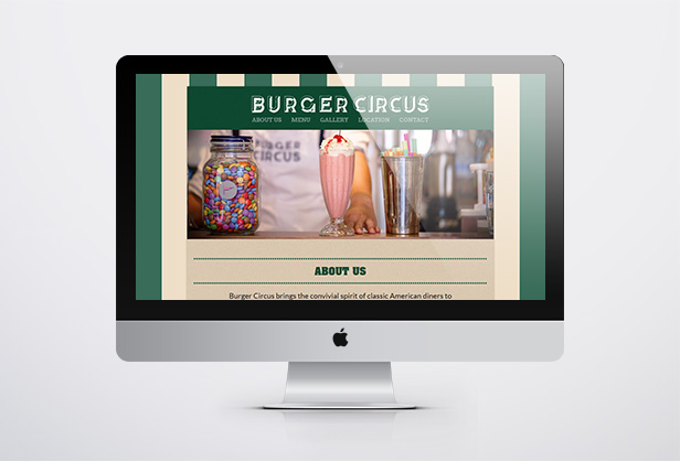 Burger Circus_网站开发