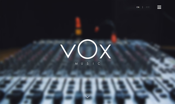 VOX Music_网站开发